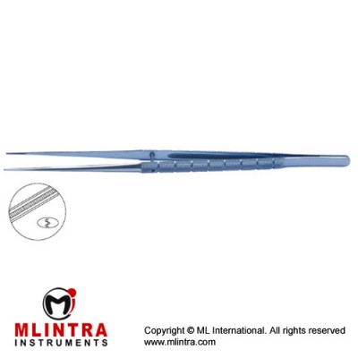 DeBakey Vascular Forcep Round Handle,Straight, 1.0mm Atraumatic Tips  Straight, 18cm Straight, 21cm Straight, 23cm  